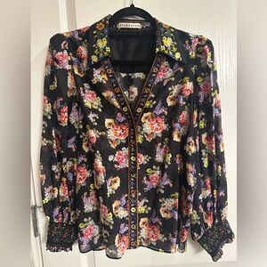 Alice + Olivia Floral Blouse